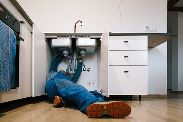 Professional Plumbing technician working in Reston, VA